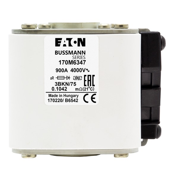 170M6347 Быстрый предохранитель 900A 1000V 3BKN/75 AR