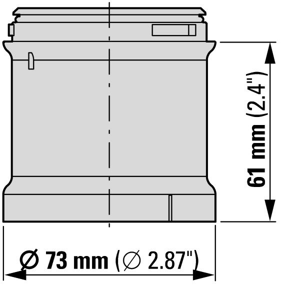 171464 Модуль постоянного свечения;белый;светодиод;24 В (SL7-L24-W)