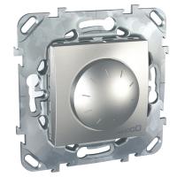 Schneider Electric MGU5.510.30ZD UNICA TOP ДИММЕР повор.-нажим.,для люмин. ламп,1-10В,4-провод.подключ., АЛЮМИНИЙ
