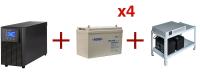 Комплект INELT Monolith E 2000LT + AQQU 12ML100 x4 + Cтеллаж 100/6