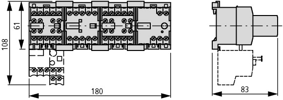 51840 Пусковая комбинация звезда-треугольник, 9А, 230В AC (SDAINLEM(230V50HZ,240V60HZ))