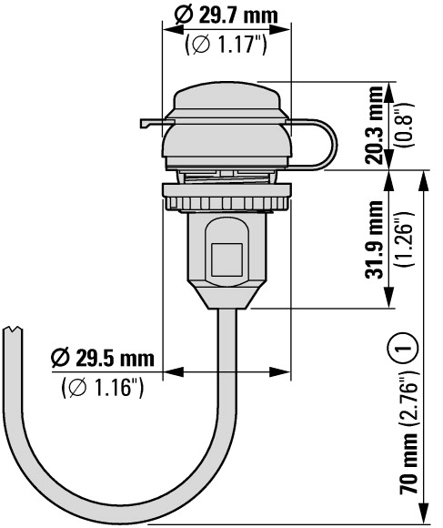 107412 M22-USB-SA Разъем USB MOELLER / EATON (арт.107412)