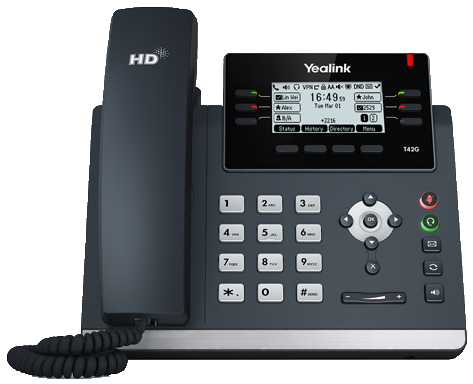 Yealink SIP-T42G - стационарный IP-телефон