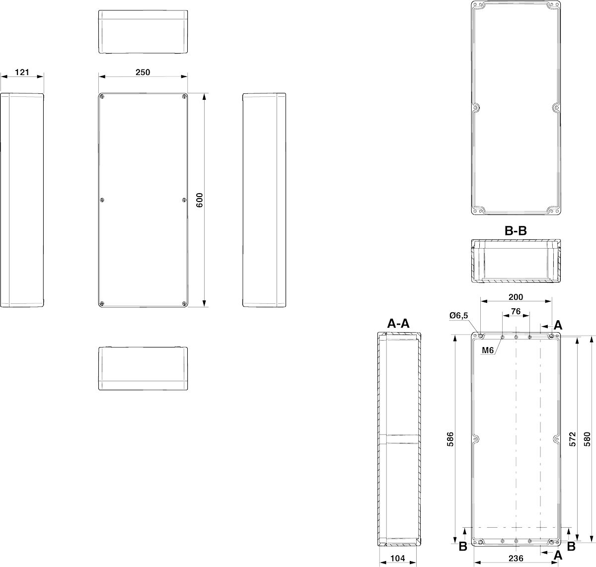 Phoenix contact 899320 E PX A 250X600X121 Клеммная коробка