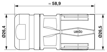 Phoenix contact 1619509 CA-19P1N128007S Кабельный соединитель