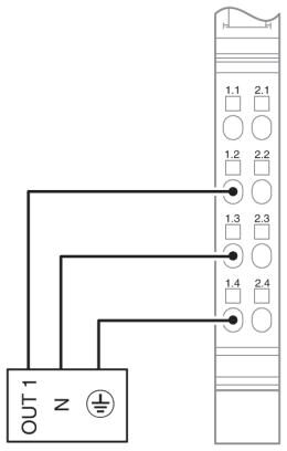 Phoenix contact 2861920 IB IL DO 1 AC-PAC Клеммы Inline