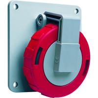 ABB 2CMA166986R1000 Розетка 432RAU9W панельная угловая 32A, 3P+N+E, IP67, 9ч