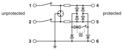 Phoenix contact 2906756 TTC-6P-3-HF-M-12DC-PT-I Устройство защиты от перенапряжений