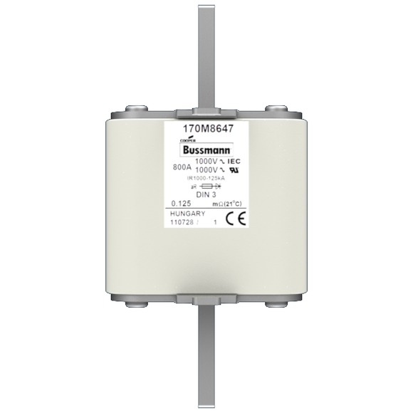 170M8647 Быстрый предохранитель 800A 1000V DIN 3 AR UR