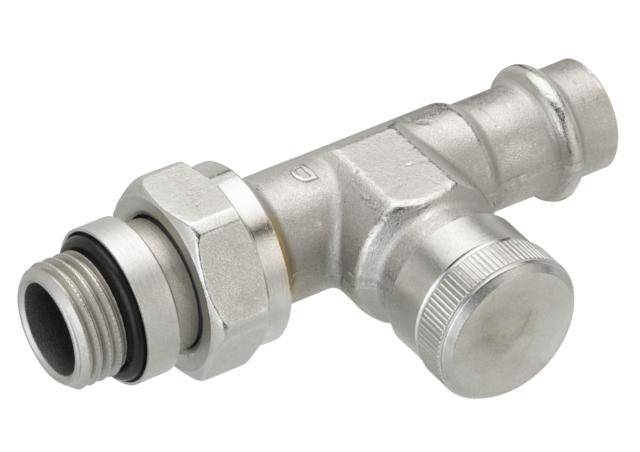 003L1824 Клапан запорный радиаторный Danfoss RLV-15 Press, прямой