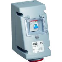 ABB 2CMA168291R1000 Розетка с УЗО 332RPR6, 32А, 3Р+Е, IP44, 6ч