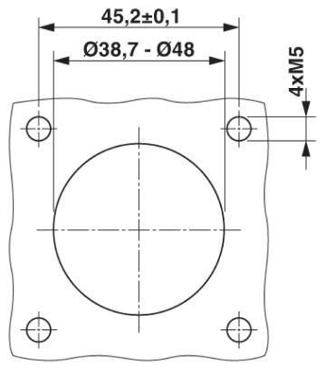 Phoenix contact 1615687 SL-7EPWN8AWA00 Аппаратн. соединитель, передняя стенка