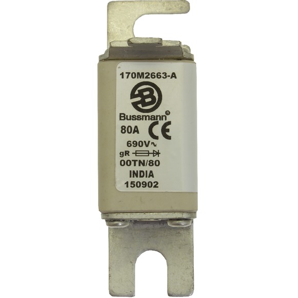 170M2663-A Быстрый предохранитель 80A 690V 00TN/80 GR