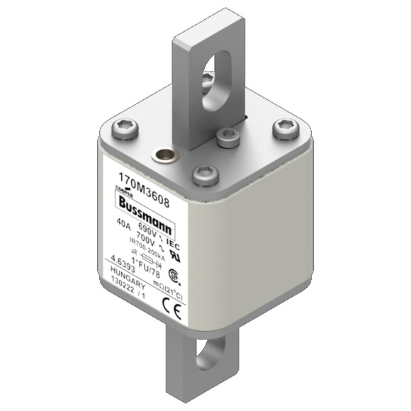 170M3608 Быстрый предохранитель 40A 690V 1*FU/78 AR UC