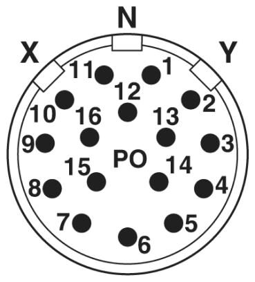 Phoenix contact 1600645 RC-16P1N12K0K5 Кабельный соединитель