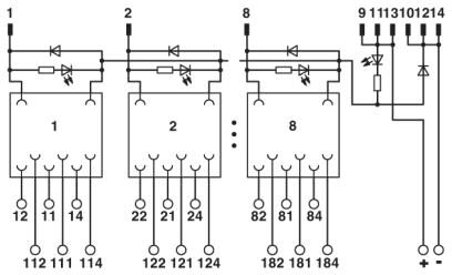 Phoenix contact 2976187 UMK- 8 RELS/KSR-G24/21-21/PLC Активный модуль