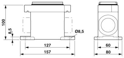 Phoenix contact 1411880 HC-HPR-B06-SHFH-2SSM20-EMR-BK Корпус