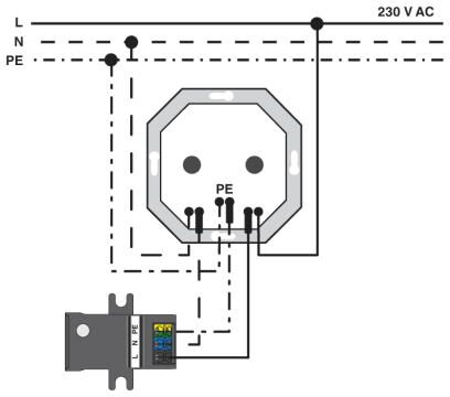 Phoenix contact 2800625 BT-1S-230AC/O Устройство защиты от перенапряжений, тип 3