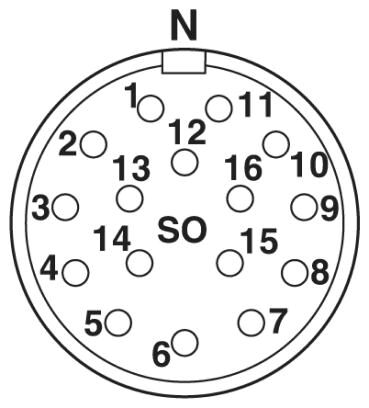 Phoenix contact 1619382 CA-16S1N12T007S Кабельный соединитель