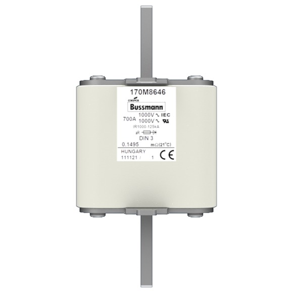 170M8646 Быстрый предохранитель 700A 1000V DIN 3 AR UR
