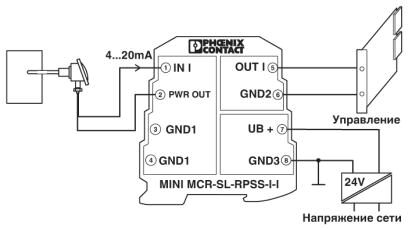 Phoenix contact 2864079 MINI MCR-SL-RPSS-I-I Разделитель питания