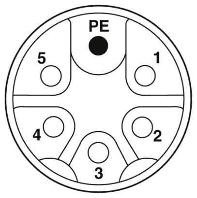 Phoenix contact 1414926 SAC-6P-10,0-PUR/M12FSM PE Силовой кабель