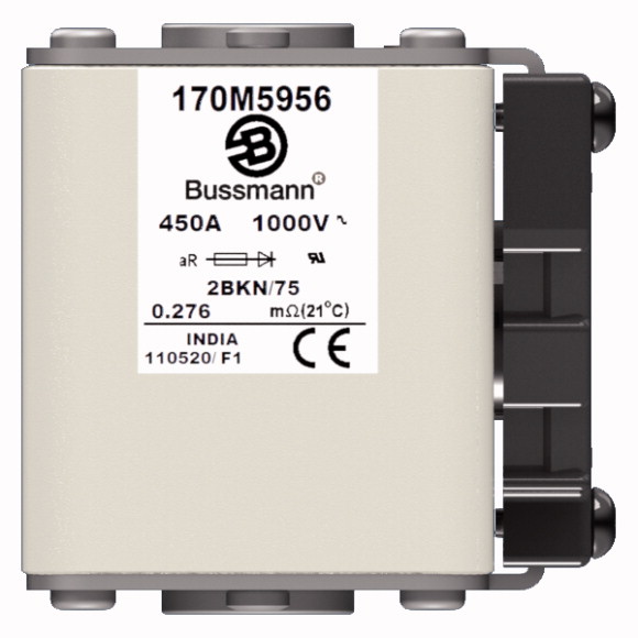 170M5956 Быстрый предохранитель 450A 1000V 2BKN/75 AR UR