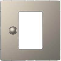 Schneider Electric MTN5775-6050 D-Life ЦЕНТРАЛЬНАЯ НАКЛАДКА для сенсорного термостата, НИКЕЛЬ, SD