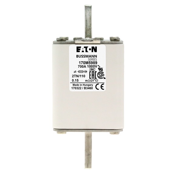 170M5989 Быстрый предохранитель 700A 1000V 2TN/110 AR UR