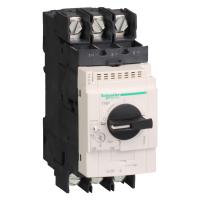 Schneider Electric GV3P506 GV3 АВТ. ВЫКЛ С КОМБ. РАСЦЕП 50 A С ЗАЖИМАМИ ПОД КОЛЬЦЕВОЙ НАКОНЕЧНИК