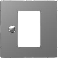 Schneider Electric MTN5775-6036 D-Life ЦЕНТРАЛЬНАЯ НАКЛАДКА для сенсорного термостата, НЕРЖ. СТАЛЬ, SD