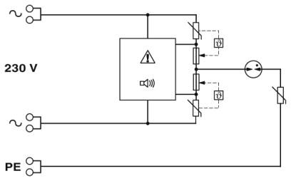 Phoenix contact 2803409 BT-1S-230AC/A Устройство защиты от перенапряжений, тип 3