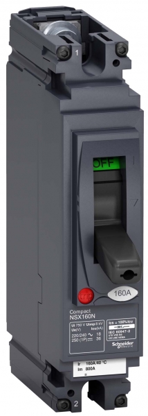 Schneider Electric 1П Автоматический выключатель NSX250N TM250D AC/DC (арт.LV438695)