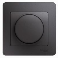 Schneider Electric GSL001337 GLOSSA СВЕТОРЕГУЛЯТОР (диммер) LED, RC, 630Вт/ВА, в сборе, ГРАФИТ