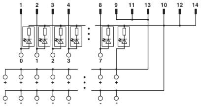 Phoenix contact 2322265 VIP-3/SC/FLK14/8IM/LED/PLC Пассивный модуль