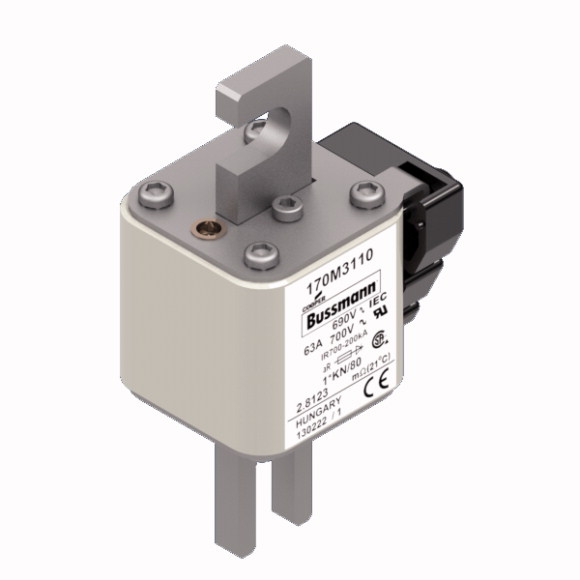170M3110 Быстрый предохранитель 63A 690V 1*KN/80 AR UC