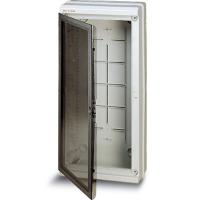 ABB 12796 EUROPA IP65 бокс настенный 275х570х140мм ШхВхГ прозр.дверь серый