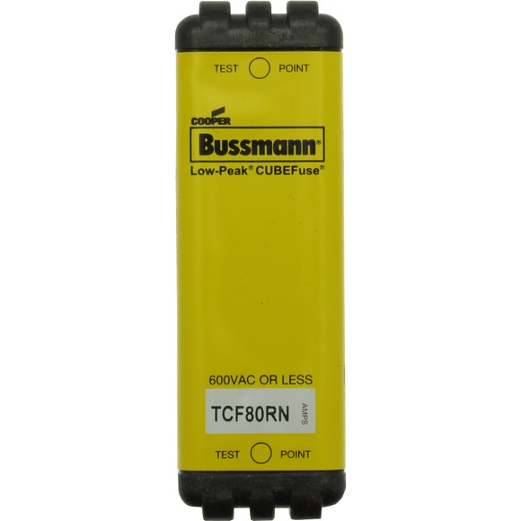 TCF60RN Предохранитель CUBE, TIME DELAY, 600 В АС/300 DC без индикации