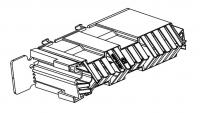 ABB 1SEP408496R0001 Кабельная крышка для XR00
