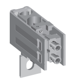 ABB 1SCA022137R4920 Комплект кабельных зажимов OZXB6 для подключения кабеля Al/Cu (120...300), комплект=3 зажима