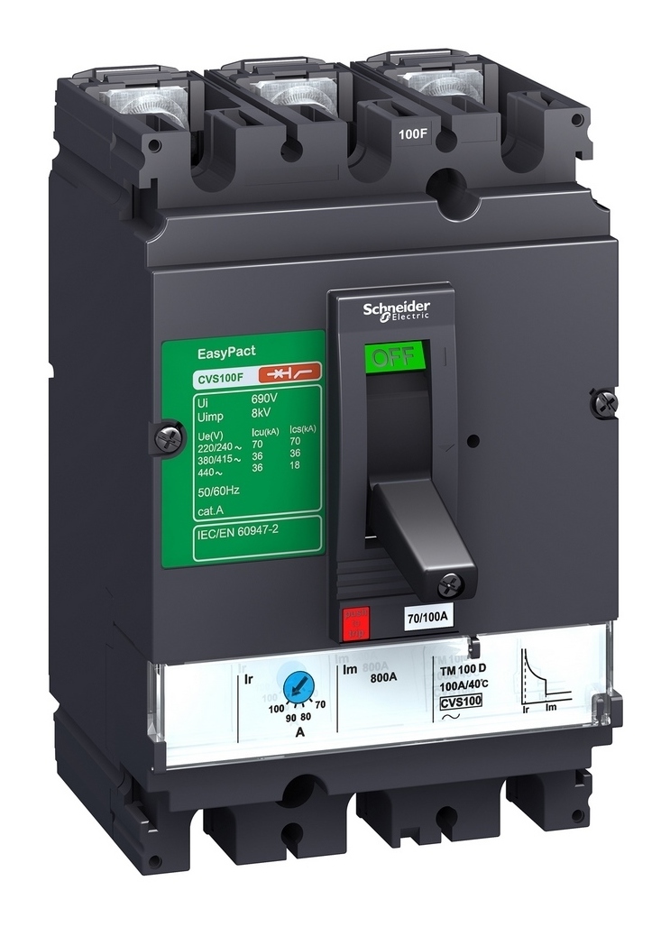LV525436  Schneider Electric Автоматический выключатель Easypact CVS250B МА 25кА 3P3d 220А