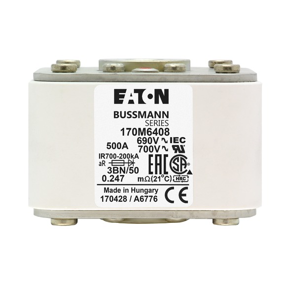 170M6408 Быстрый предохранитель 500A 690V 3BN/50 AR UC