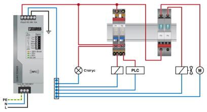Phoenix contact 2800879 CB TM2 0.5A M1 P Термомагнитный защитный выключатель