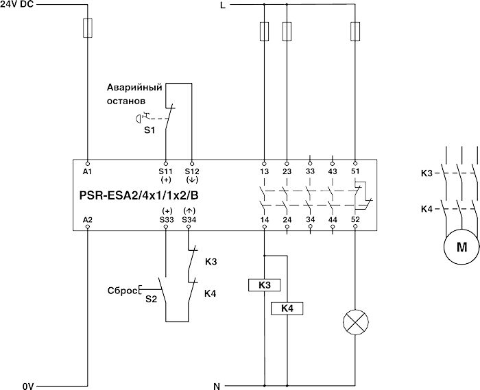 Phoenix contact 2963802 PSR-SCP- 24UC/ESA2/4X1/1X2/B Реле безопасности
