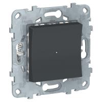 Schneider Electric NU553754 UNICA NEW релейный выключатель Wiser нажимной, 10А, антрацит