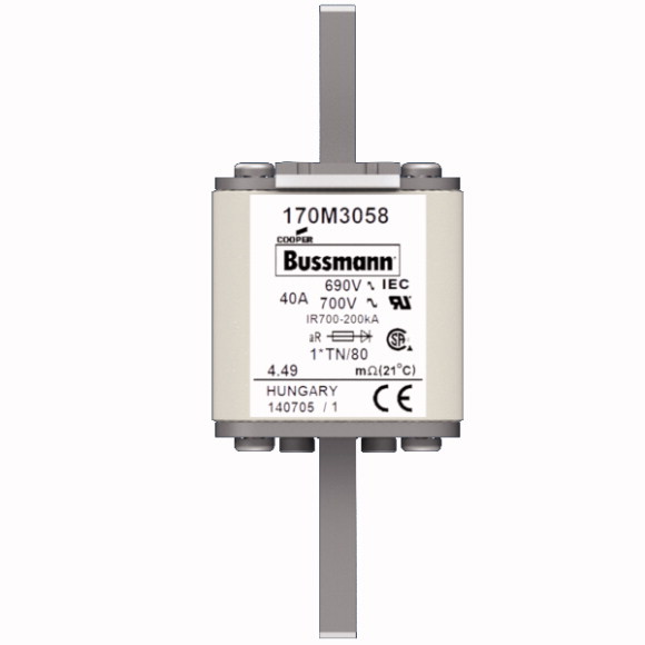 170M3058 Быстрый предохранитель 40A 690V 1*TN/80 AR UC