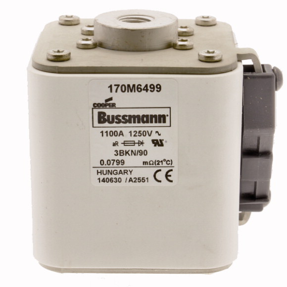 170M6499 Быстрый предохранитель 1100A 1250V 3BKN/90 AR