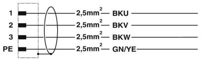 Phoenix contact 1619301 K-3E - OE/2,0-B01/M17 F8 Кабельный штекер, пластиковая заливка