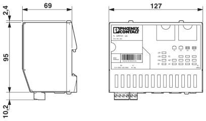 Phoenix contact 2700691 FL SWITCH IRT 2TX 2POF Промышленный коммутатор
