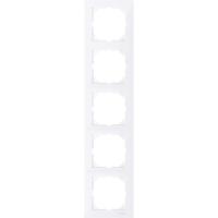 Schneider Electric MTN4050-3625 MERTEN M-Pure РАМКА 5 постов, БРИЛЛИАНТОВЫЙ БЕЛЫЙ, SM